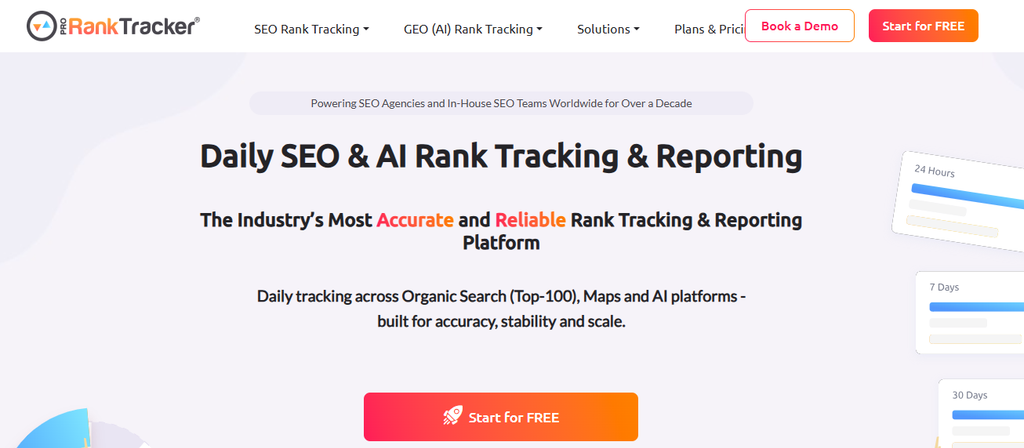 ProRankTracker&nbsp;page