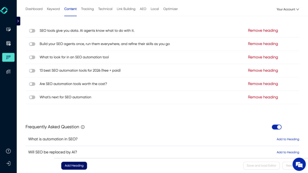 Content optimization